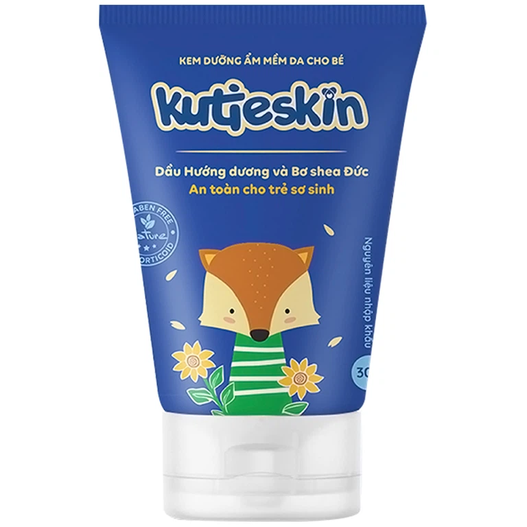 Kem dưỡng ẩm mềm da cho bé Kutieskin giảm khô ngứa, nứt nẻ da (30g)