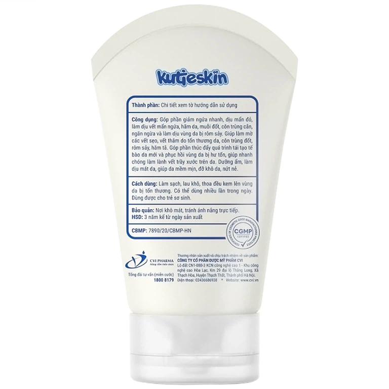 Kem bôi dịu da cho bé Kutieskin giảm mẩn ngứa, ngừa thâm sẹo (30g)