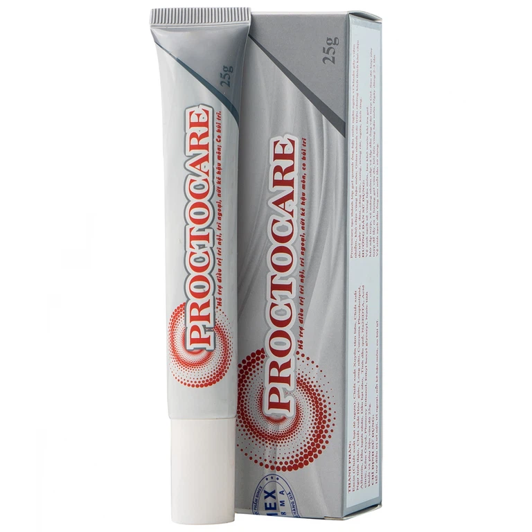 Gel bôi Proctocare Bimex hỗ trợ điều trị trĩ nội, trĩ ngoại, nứt kẽ hậu môn, co búi trĩ (25g)
