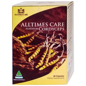Viên uống Alltimes Care Platinum Cordyceps tăng cường sức khoẻ, nâng cao sức đề kháng (60 viên)