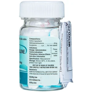 Thuốc Methylprednisolone Blue 4mg Khapharco kháng viêm, điều trị rối loạn nội tiết (100 viên)