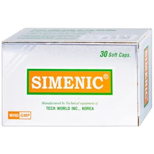 Thuốc Simenic điều trị đau do co thắt cơ trơn (3 vỉ x 10 viên)