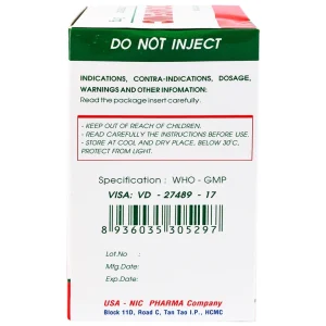 Hỗn dịch uống Dompenic 10mg/10ml điều trị chứng nôn, buồn nôn (20 ống x 10ml)