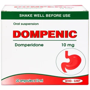 Hỗn dịch uống Dompenic 10mg/10ml điều trị chứng nôn, buồn nôn (20 ống x 10ml)