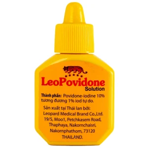 Dung dịch LeoPovidone 10% điều trị các vết thương và ngăn ngừa nhiễm khuẩn (15ml)