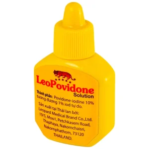 Dung dịch LeoPovidone 10% điều trị các vết thương và ngăn ngừa nhiễm khuẩn (15ml)