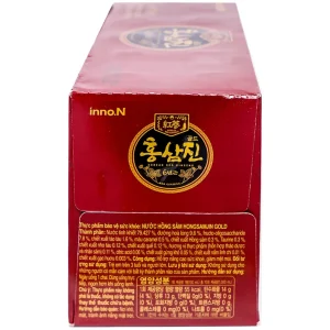 Nước Hồng Sâm Hongsamjin Gold hỗ trợ bồi bổ sức khỏe (10 chai x 100ml)