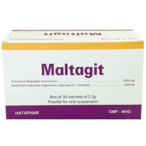 Bột pha uống Maltagit điều trị triệu chứng đau thực quản - dạ dày, tá tràng (30 gói)