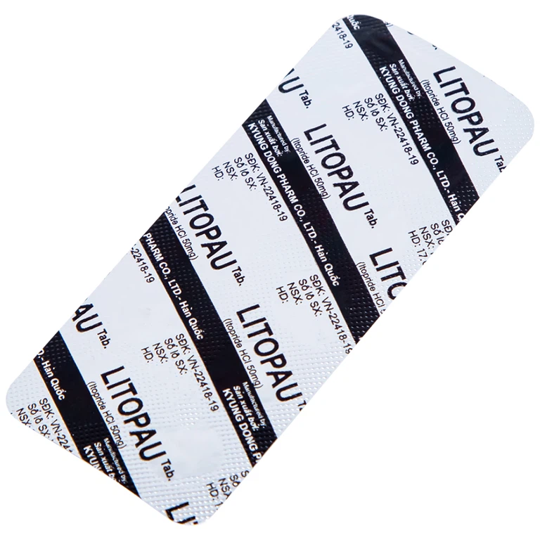 Thuốc Litopau Tab điều trị các triệu chứng viêm dạ dày mãn tính (3 vỉ x 10 viên)