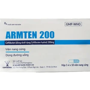 Thuốc Armten 200 Cophavina điều trị nhiễm khuẩn (1 vỉ x 10 viên)