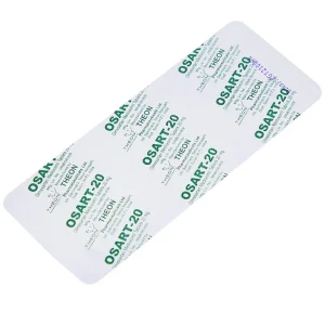 Viên nén Osart-20 Theon Pharma điều trị tăng huyết áp, xơ vữa động mạch (3 vỉ x 10 viên)