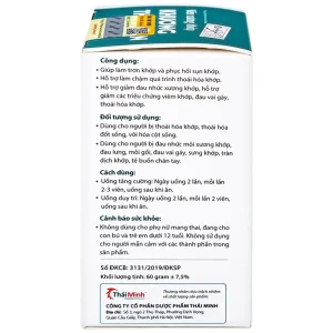 Viên xương khớp Khương Thảo Đan hỗ trợ làm trơn khớp và phục hồi sụn khớp (120 viên)