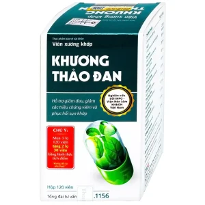 Viên xương khớp Khương Thảo Đan hỗ trợ làm trơn khớp và phục hồi sụn khớp (120 viên)