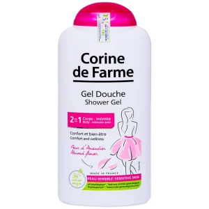 Sữa tắm Corine De Farme Gel Douche Shower Gel dùng cho toàn thân và vùng sinh dục ngoài (250ml)