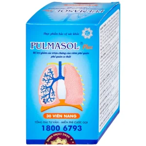 Viên uống Pulmasol Plus Fuma hỗ trợ giảm ho, giảm đờm (30 viên)