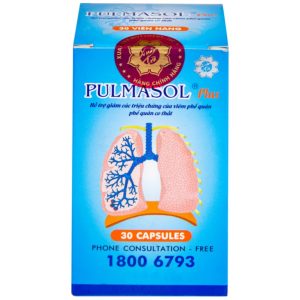 Viên uống Pulmasol Plus Fuma hỗ trợ giảm ho, giảm đờm (30 viên)