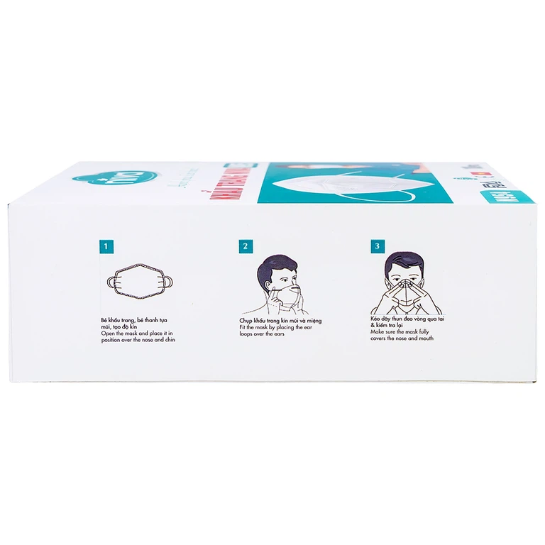 Khẩu trang Niva N95 hỗ trợ ngăn bụi và vi khuẩn (10 cái)