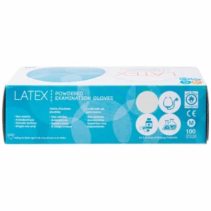 Găng tay cao su y tế có bột Latex ASAP Malaysia Size M (100 cái)