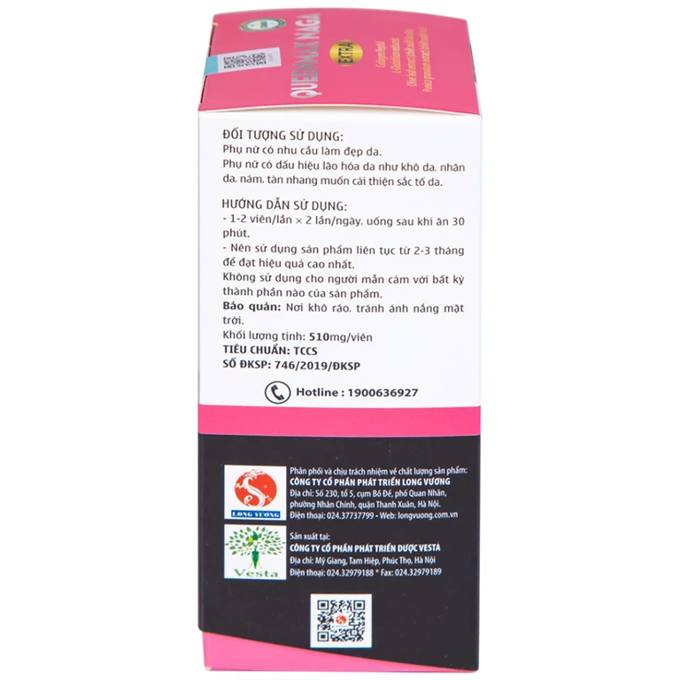 Thực phẩm bảo vệ sức khỏe Queenmax Naga Extra