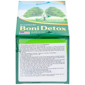Viên uống BoniDetox Botania chống oxy hóa, hỗ trợ bảo vệ phổi (30 viên)