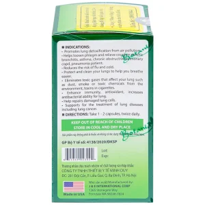 Viên uống BoniDetox Botania chống oxy hóa, hỗ trợ bảo vệ phổi (30 viên)