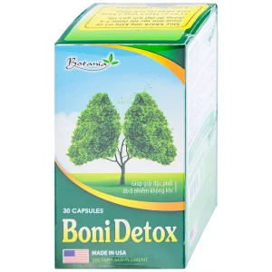 Viên uống BoniDetox Botania chống oxy hóa, hỗ trợ bảo vệ phổi (30 viên)