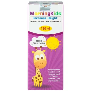 Dung dịch MorningKids Increase Height bổ sung vitamin, tăng chiều cao cho trẻ (150ml)