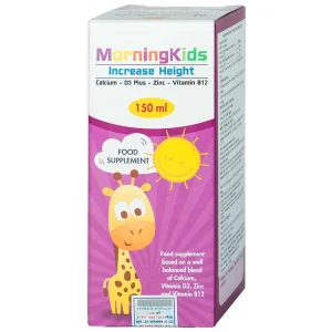 Dung dịch MorningKids Increase Height bổ sung vitamin, tăng chiều cao cho trẻ (150ml)