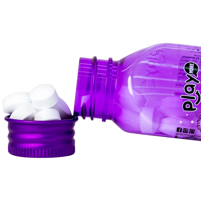 Kẹo the PlayMore hương Nho thơm miệng, mát họng, giảm stress (22g)