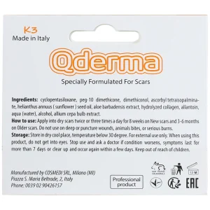 Gel Qderma giúp làm phẳng, mềm và mờ các loại sẹo (20g)