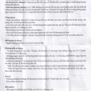 Gel Qderma giúp làm phẳng, mềm và mờ các loại sẹo (20g)