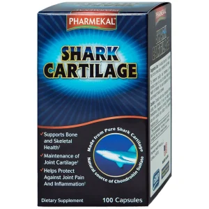 Viên uống Shark Cartilage Pharmekal giúp phục hồi và tái tạo mô sụn khớp (100 viên)