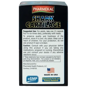 Viên uống Shark Cartilage Pharmekal giúp phục hồi và tái tạo mô sụn khớp (100 viên)