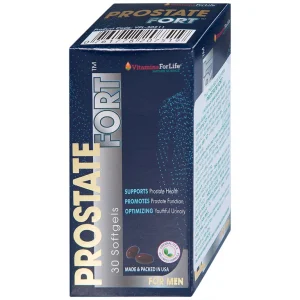 Viên uống Prostate Fort Vitamins For Life hỗ trợ sức khỏe tuyến tiền liệt nam giới (30 viên)