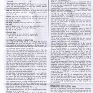 Viên nén Midorhum OPV hạ sốt, giảm ho, giảm đau, chống dị ứng (10 vỉ x 10 viên)