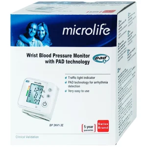 Máy đo huyết áp bắp tay tự động BP 3NV1-3E Microlife hỗ trợ đo huyết áp và nhịp tim