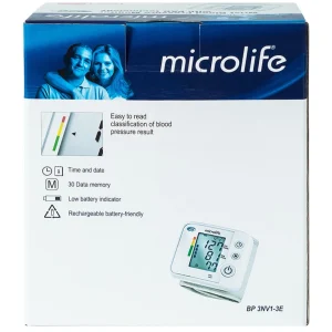 Máy đo huyết áp bắp tay tự động BP 3NV1-3E Microlife hỗ trợ đo huyết áp và nhịp tim