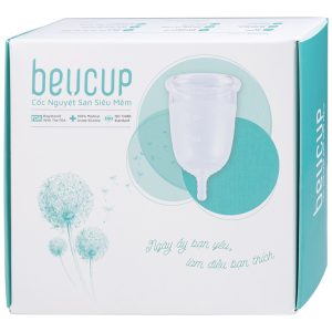 Cốc nguyệt san BeUCup siêu mềm, kiểm soát mùi hôi, hạn chế viêm nhiễm (45mm x 65mm)