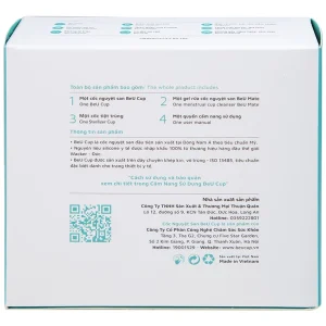 Cốc nguyệt san BeUCup siêu mềm, kiểm soát mùi hôi, hạn chế viêm nhiễm (45mm x 65mm)