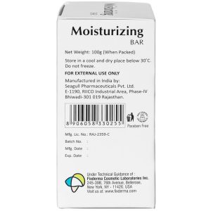 Xà phòng Fixderma Moisturizing Bar làm sạch da, dưỡng da và giữ ẩm làm da mềm mịn (100g)