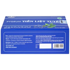 Viên uống Pygeum Tiền Liệt Tuyến Kingphar hỗ trợ cải thiện rối loạn tiểu tiện (4 vỉ x 10 viên)