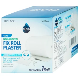 Băng keo cuộn co giãn Non-Woven Fix Roll Plaster 10cm x 10m Young Chemical cố định ống truyền dẫn, truyền dịch (1 cuộn)
