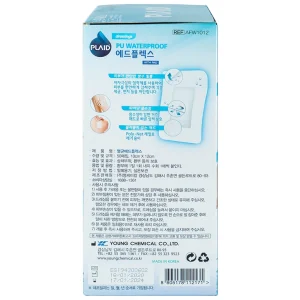 Băng gạc vô trùng không thấm nước Sterile Adflex (With-Pad) (10cm x 12cm) Young Chemical hỗ trợ bảo vệ vết thương (50 miếng)
