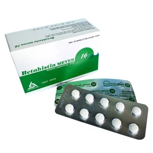 Thuốc Betahistin Meyer 16 điều trị chóng mặt do tiền đình (10 vỉ x 10 viên)