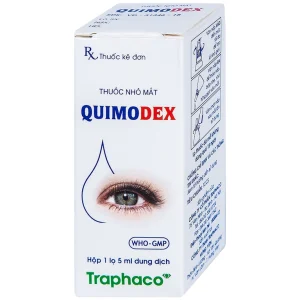Thuốc nhỏ mắt Quimodex Traphaco điều trị các chứng nhiễm khuẩn mắt (5ml)