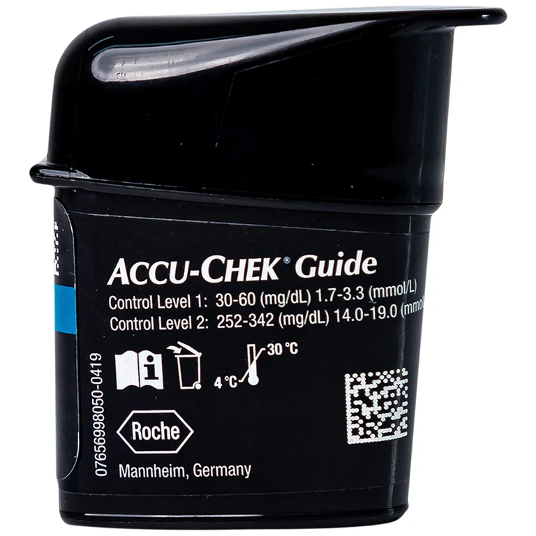 Que thử đường huyết Accu-Chek Guide theo dõi đường huyết (25 que)