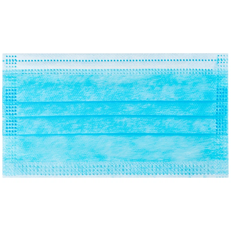 Khẩu trang y tế Naturecare màu xanh 3 lớp hỗ trợ ngăn khói, bụi, kháng khuẩn (50 cái)