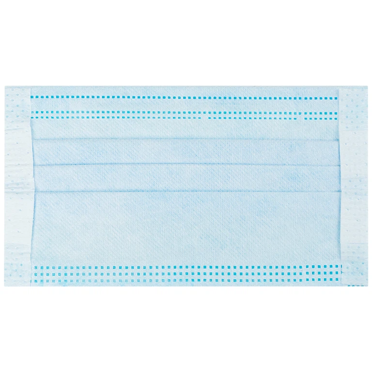 Khẩu trang y tế Naturecare màu xanh 3 lớp hỗ trợ ngăn khói, bụi, kháng khuẩn (50 cái)