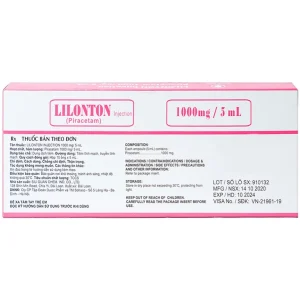 Thuốc Lilonton 1000mg/5ml SiuGuanChem điều trị triệu chứng của hội chứng tâm thần (10 ống)