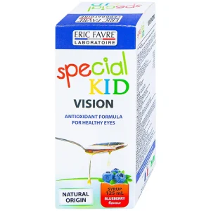 Siro Special Kid Vision Eric Favre bổ sung các dưỡng chất cần thiết, có ích cho thị giác (125ml)